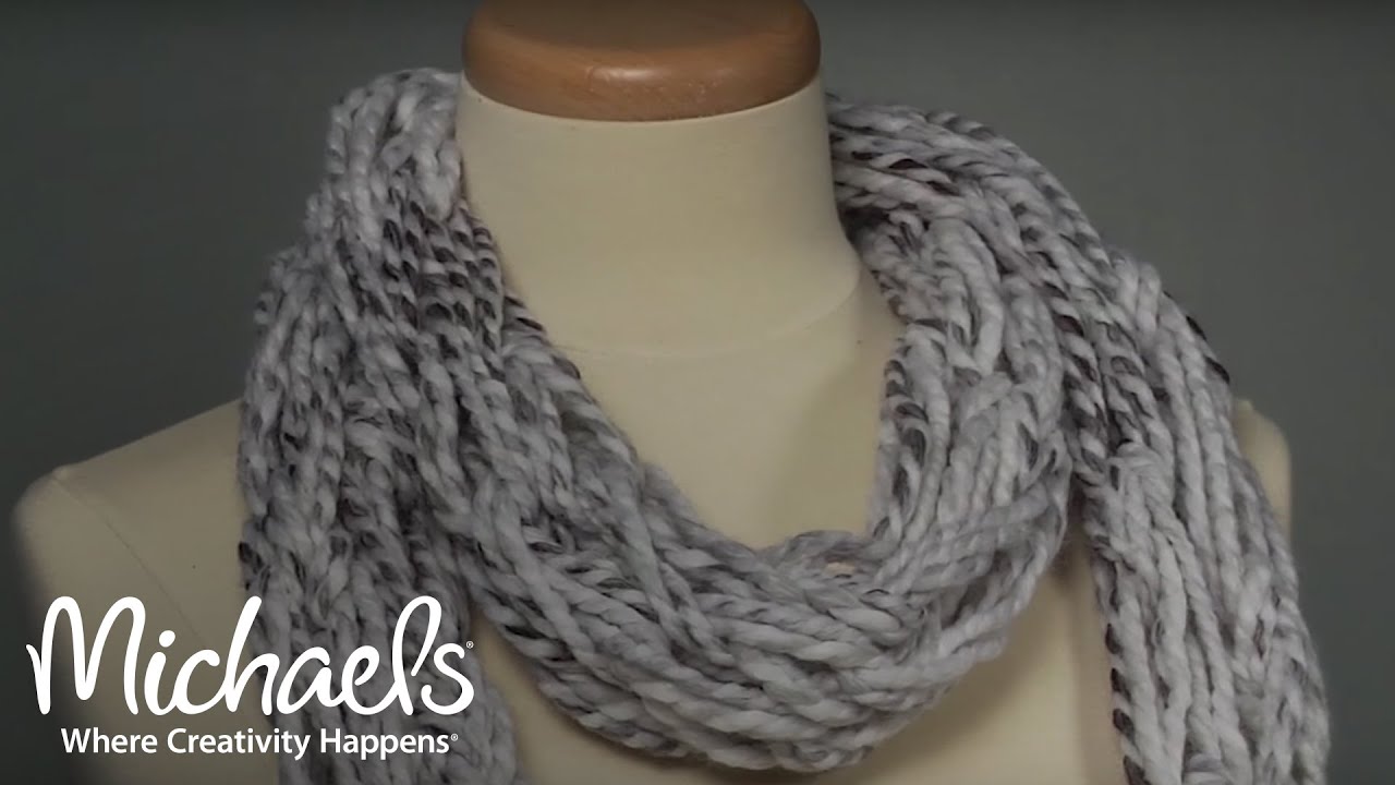 Arm Knitting: Scarf | Michaels