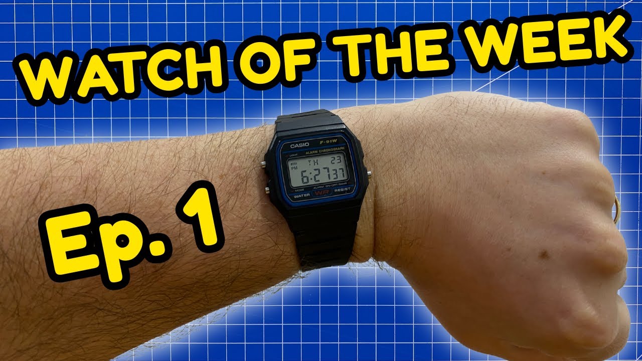 ⌚ Casio F-91W Pro's and Con's 🤔 1-WEEK Review!