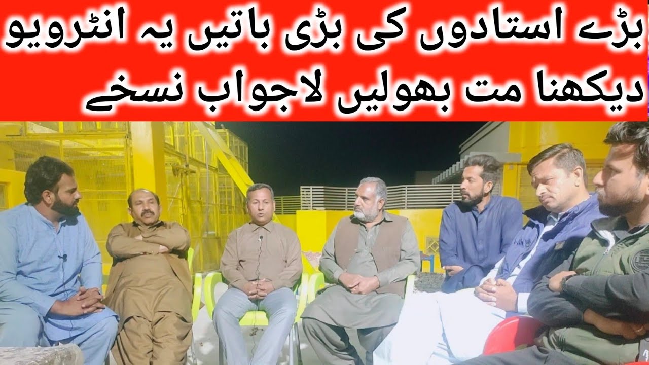 Kabutar Baaz Interview 🕊️|| Ustad Asif Khan Sab and other Ustad || Kabootar Bazi Yazman