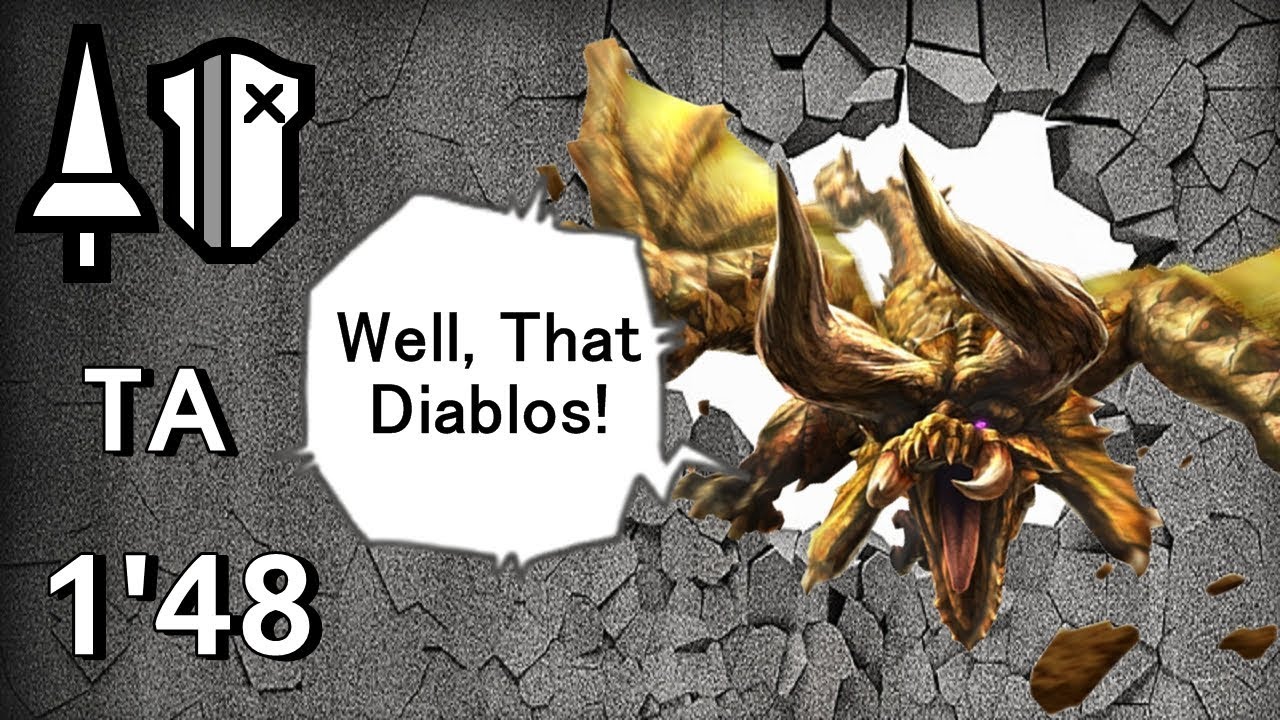 MHWorld - Well, That Diablos! - Diablos | Solo [1'48] Lance | TA