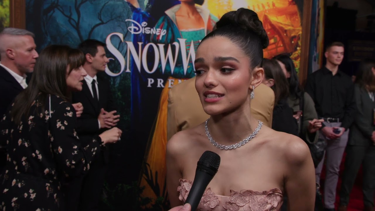 Rachel Zegler Snow White Red Carpet Interview