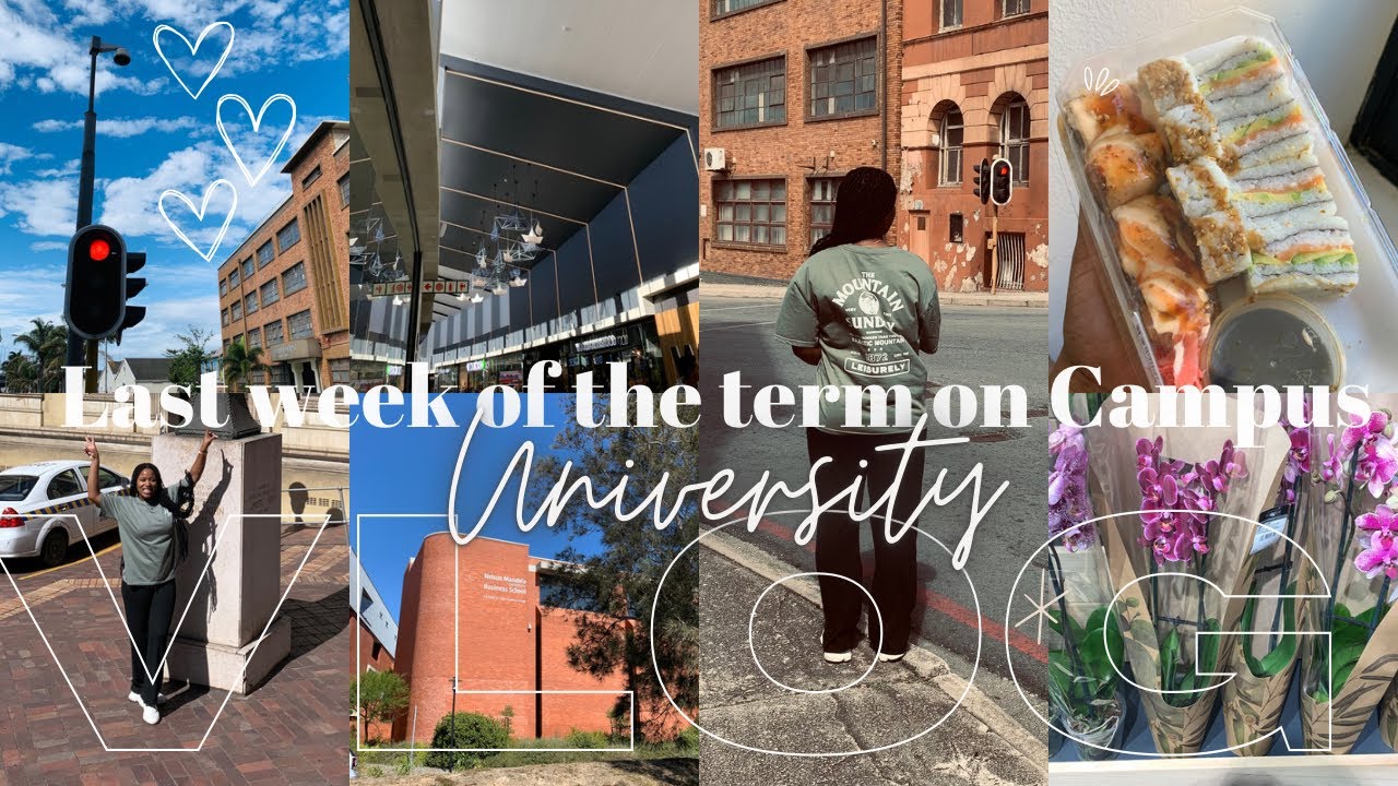 Last week on campus:) | Presenting on campus | Cleaning | Mall runs | NMU | SA YouTuber🇿🇦♥️