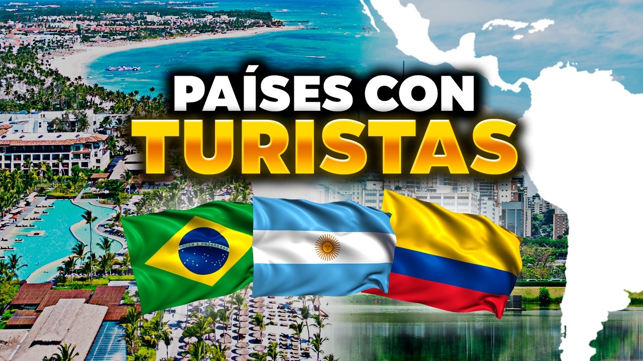 Los 6 pa&iacute;ses M&Aacute;S VISITADOS de LATINOAM&Eacute;RICA