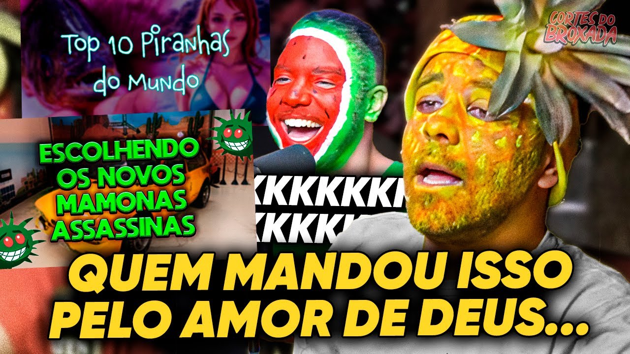 CHORANDO DE RIR com QUADROS PROIBIDOS do BROXADA PARTE 3