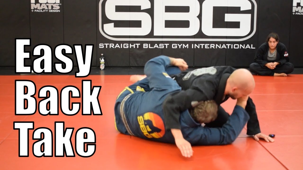 Easiest Way To Take The Back From Half Guard