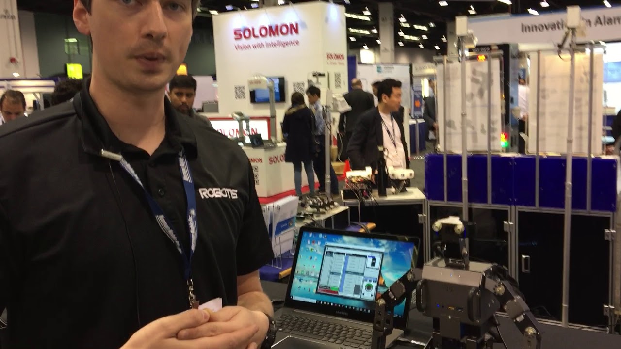 Robotis shows linear actuators and small humanoid robots at MD&M West