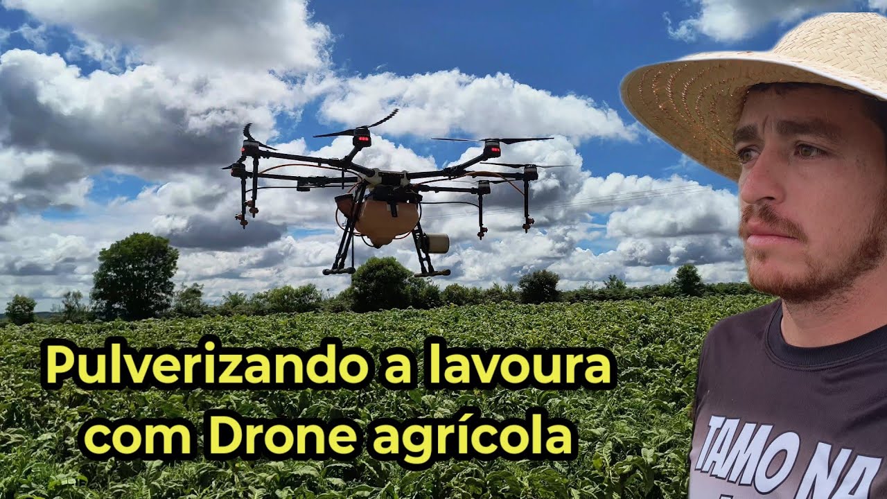 Drone agrícola. Pulverizando nossa lavoura 