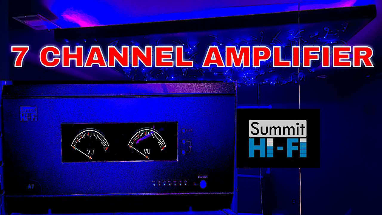 7 Channel BEAST of an AMP! Summit HIFI A7 Home Theater Amplifier