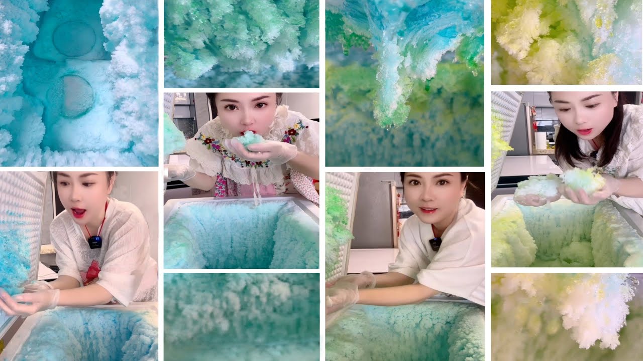 ONLY BITES / FREEZER FROST EATING / OPEN FREEZER EATING / ASMR / SOLO BY AJING