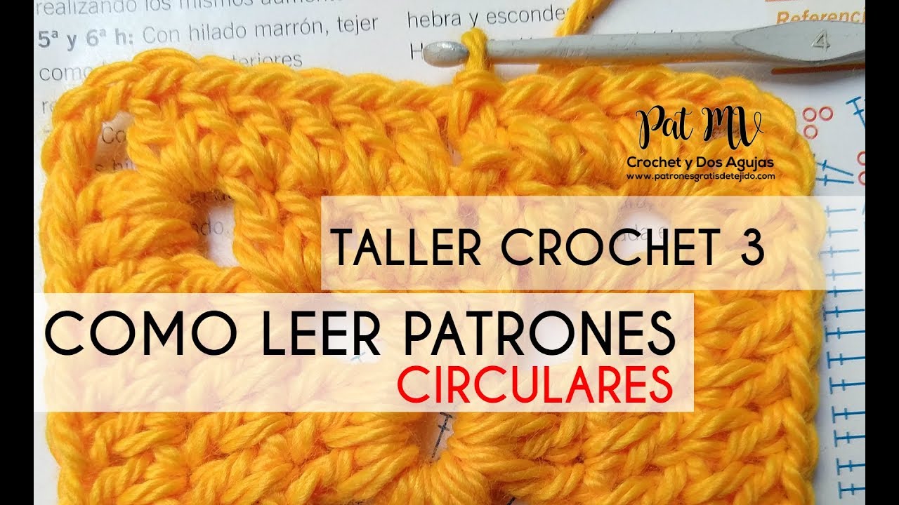 Cómo LEER PATRONES CIRCULARES DE CROCHET ✅ Taller 3