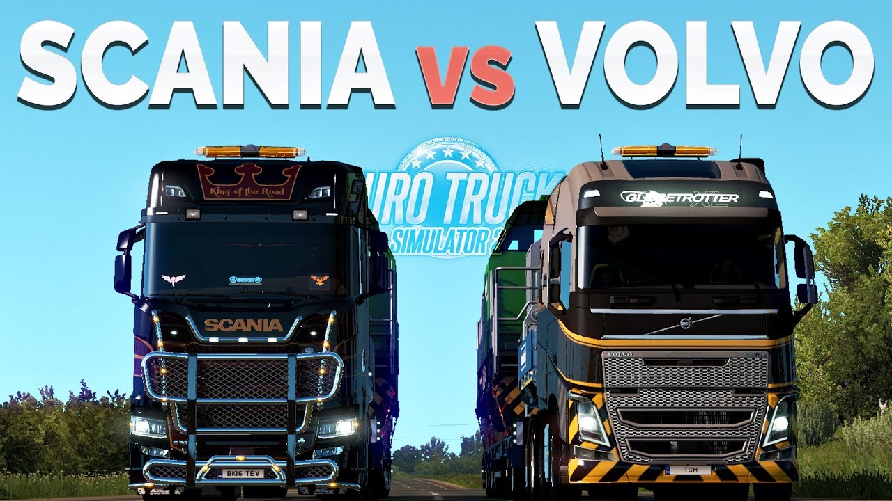 ETS2 - Scania S vs Volvo FH16 (730HP vs 750HP)