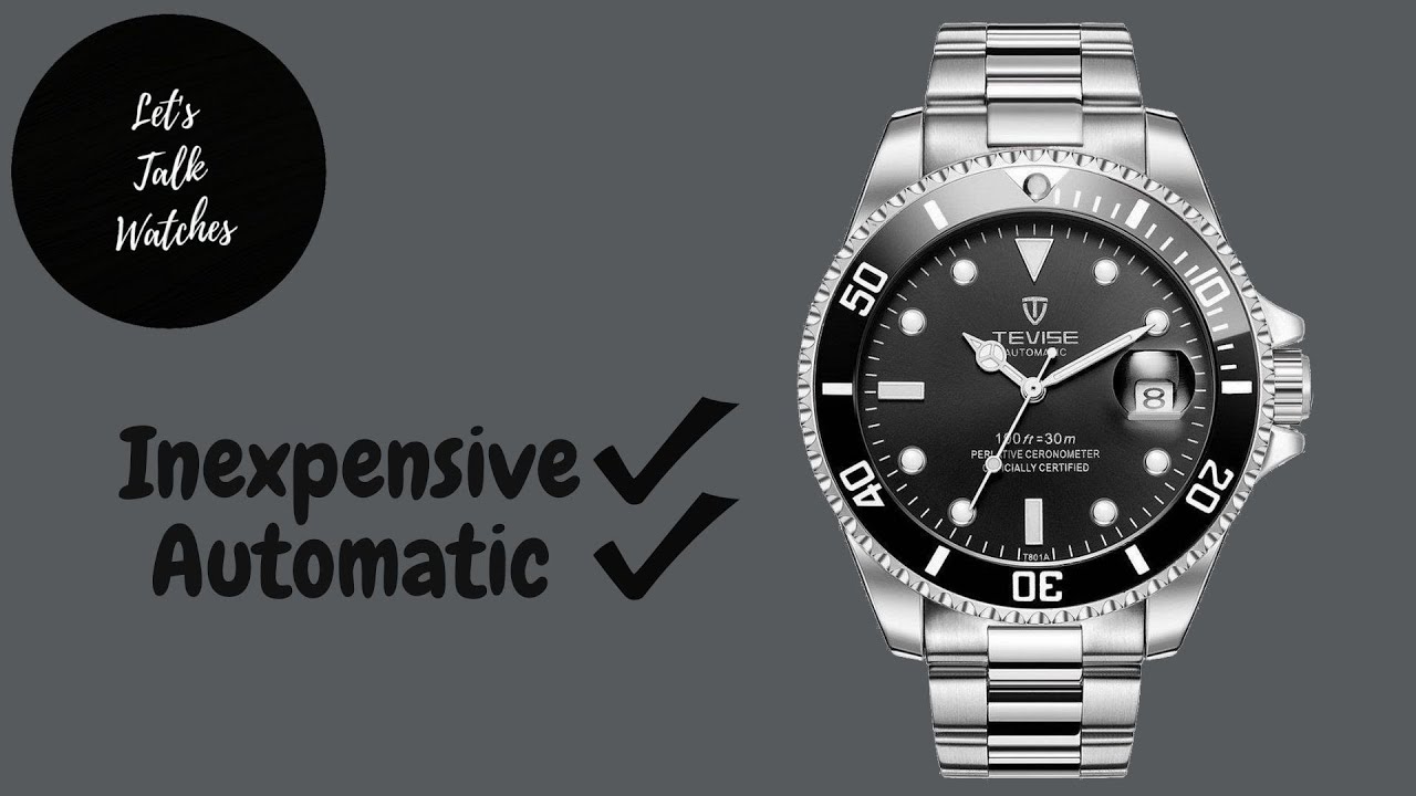 A $28 Automatic Rolex Submariner Homage from Tevise!