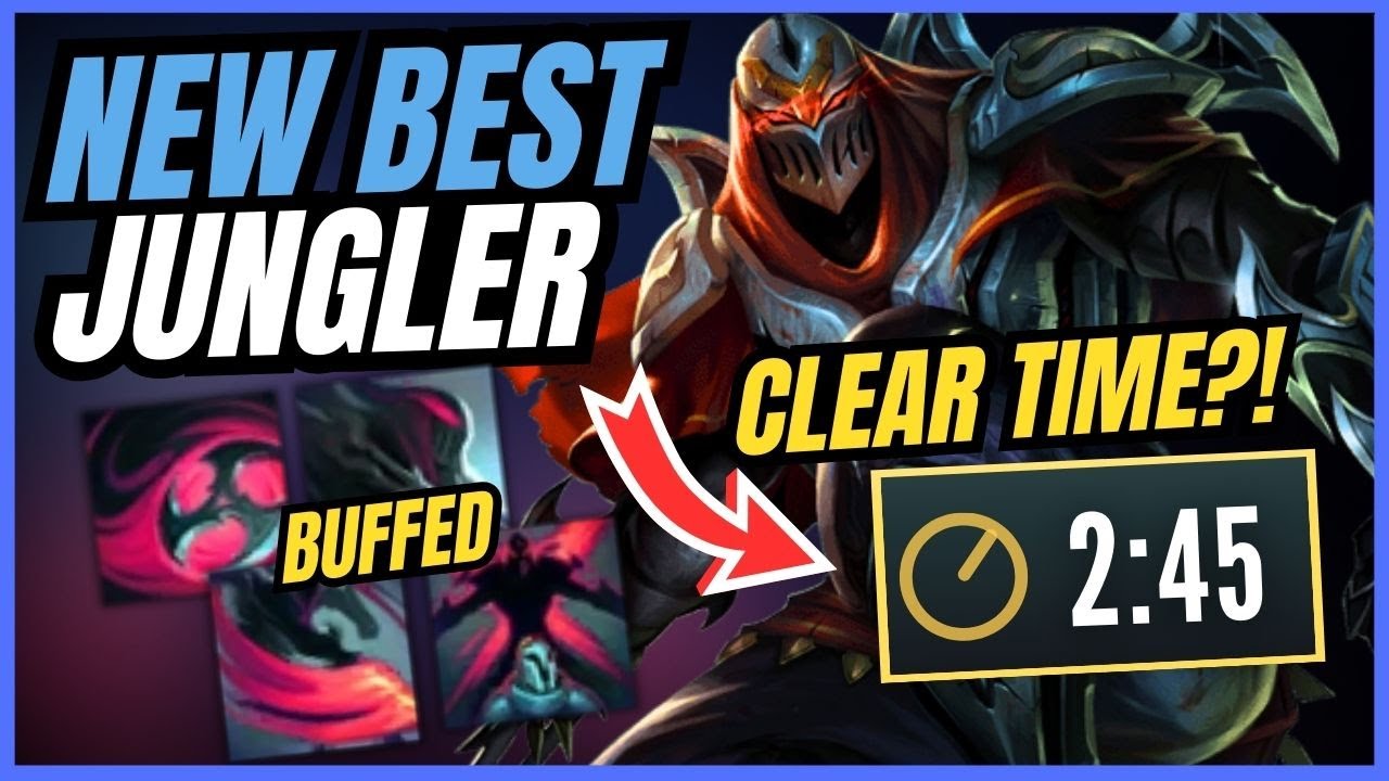 Zed Is The Best Jungler Ever Created... (Fastest full clear in the game...)