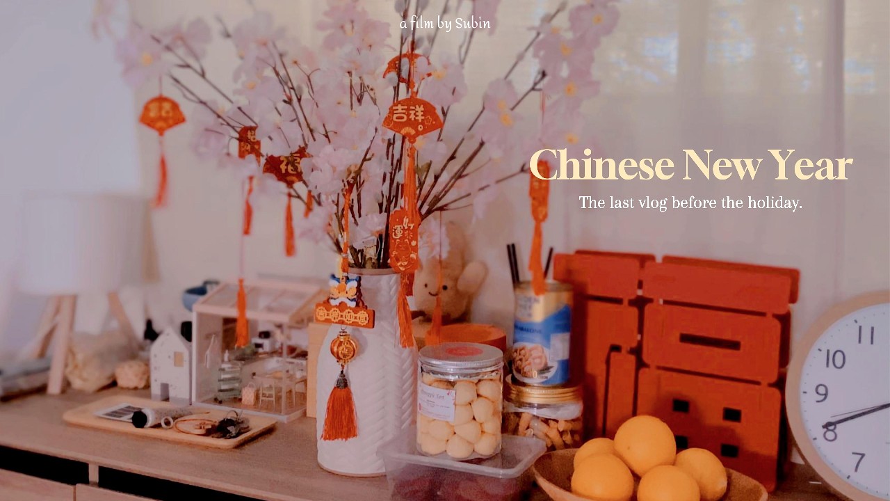 Chinese New Year preparation🧧⏐The last VLOG before my holiday: Cozy night🌙, new café, work with me.
