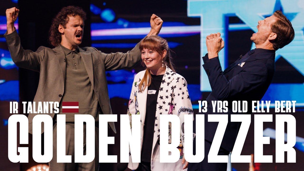 13 yrs old Elly Bert wins the GOLDEN BUZZER for 