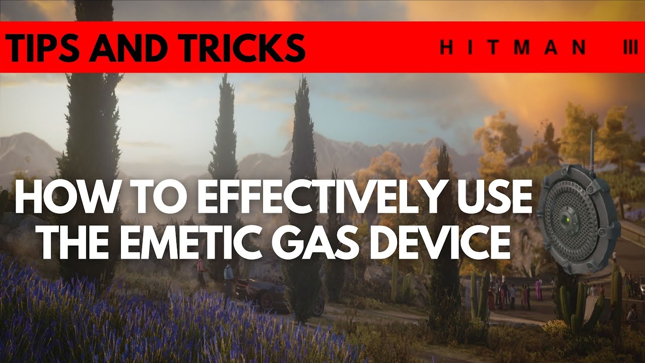 How To Use The Emetic Gas Device | 'Fart Technique/Emetic Briefcase' | HITMAN 3 Tips And Tricks