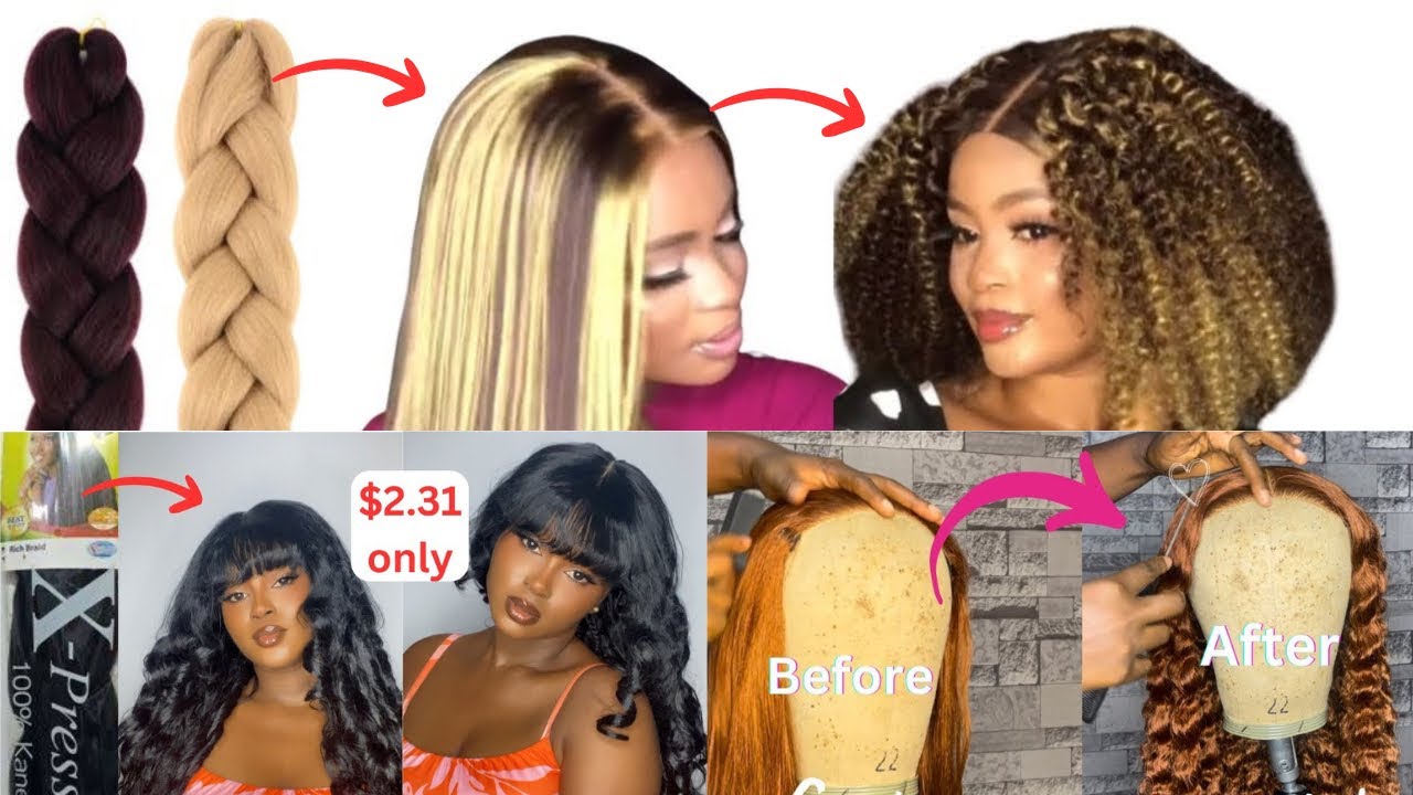 How to Curl Synthetic Hair Using Different patterns