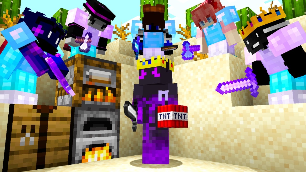 Minecraft Speedrunner VS 5 Hunters FINALE