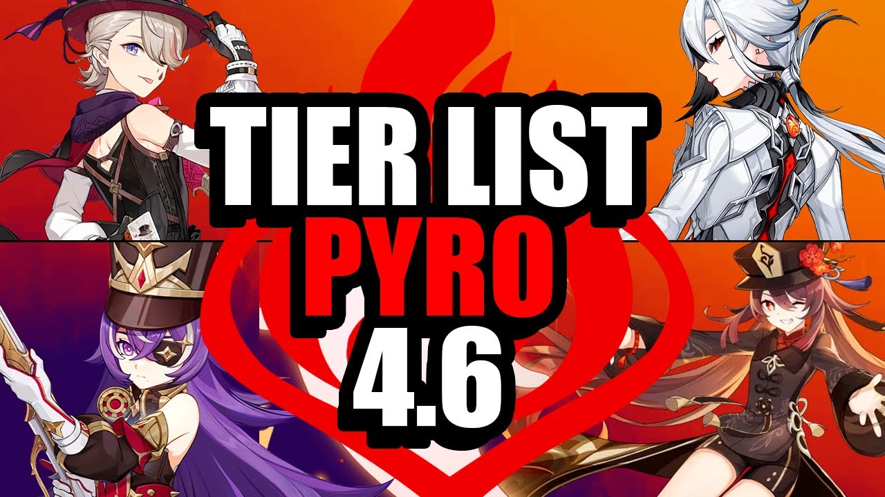 Tier List Pyro Del Peor al Mejor - Genshin Impact