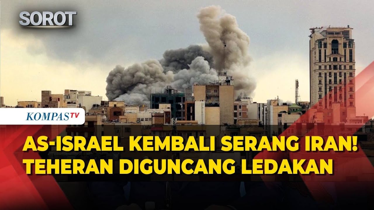 Memanas! AS-Israel Kembali Serang Iran, Ledakan Guncang Sejumlah Titik di Teheran