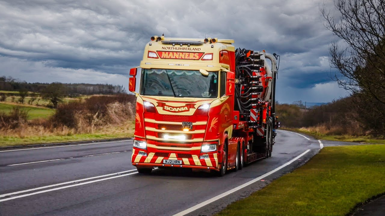 UK Truck Spotting #8  -  A1, England