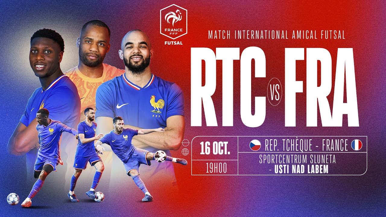 Futsal : République tchèque - France (2-3) en replay !