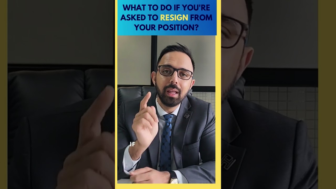 What Are Your Rights When You Are Forced To Resign?