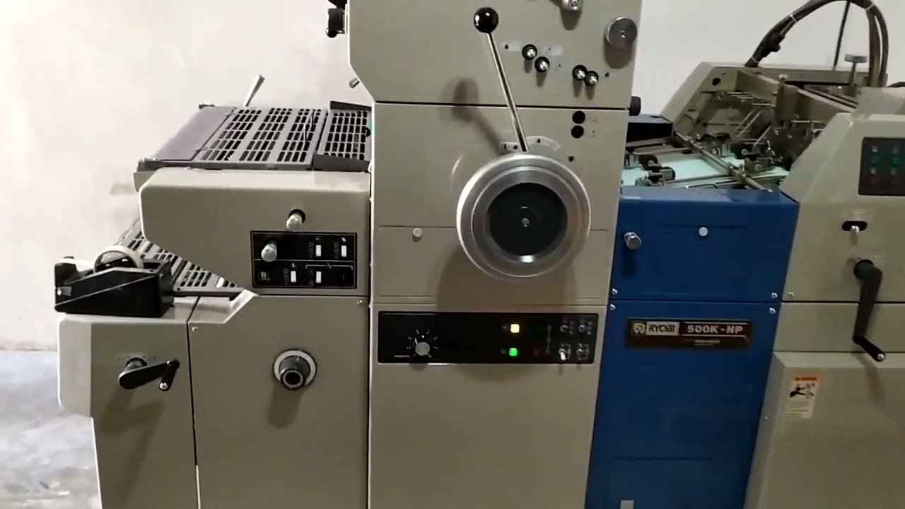 Ryobi 500KNP con sistema de numeración y perfore sistema streamfeeder o escalerilla, nueva en caja