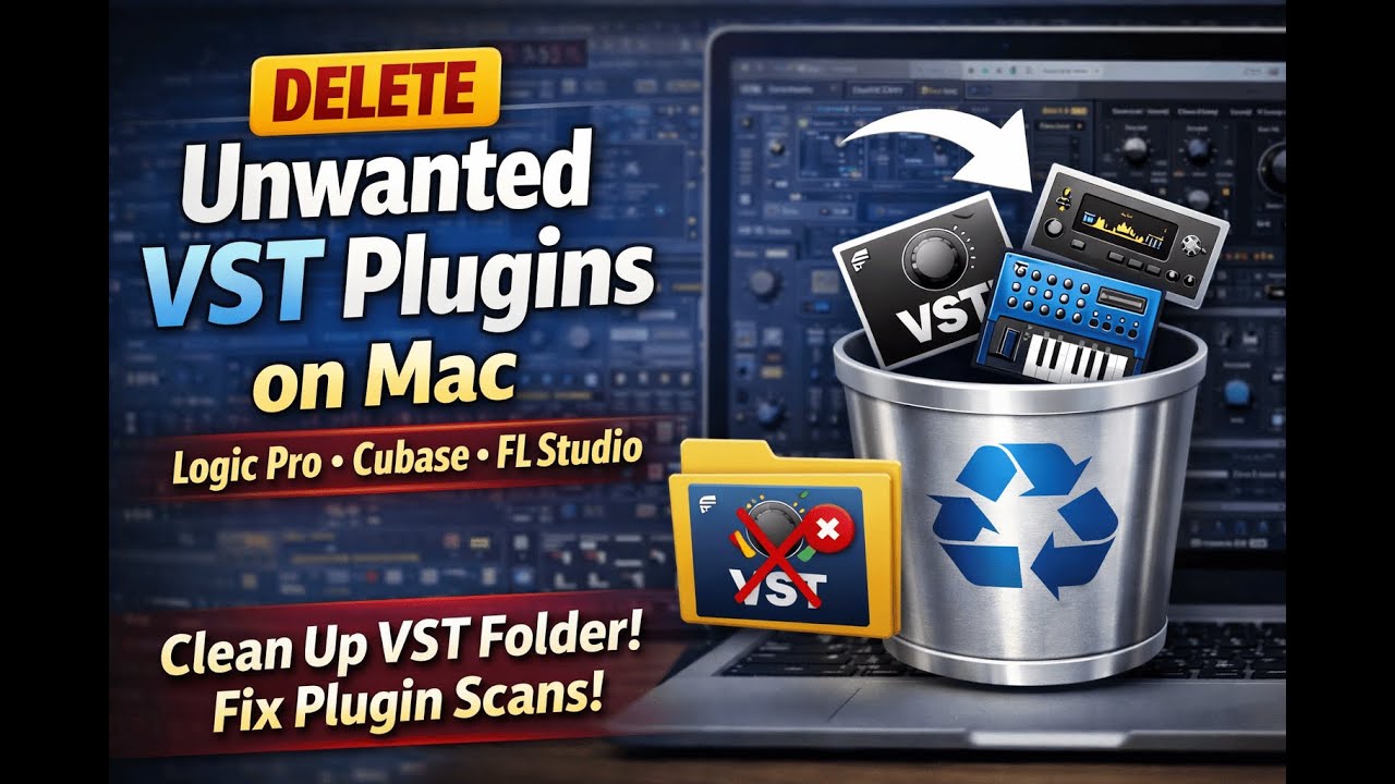 How to Remove Unwanted VST Plugins on Mac | Logic Pro, Cubase, FL Studio
