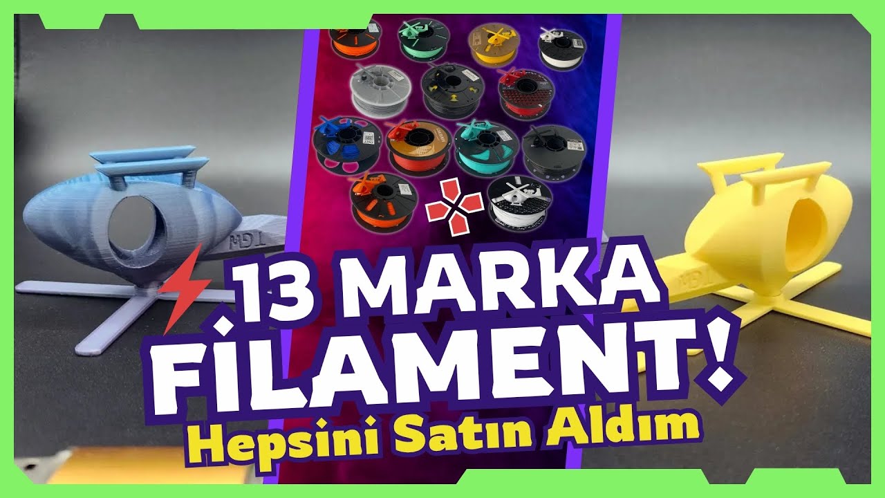 Я протестировал 13 разных марок нитей! | Какая нить для 3D-принтеров является наилучшей по качеству?