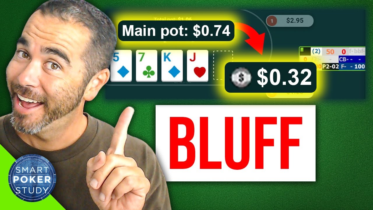 Check Out This Post-flop BLUFF Bet Sizing Tell - Micro Stakes Cash Game Exploits