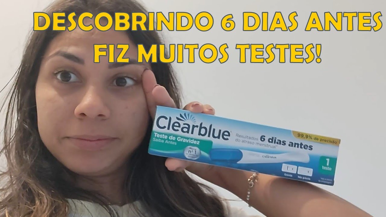 DESCOBRINDO A TERCEIRA GRAVIDEZ - 6 DIAS ANTES DO ATRASO
