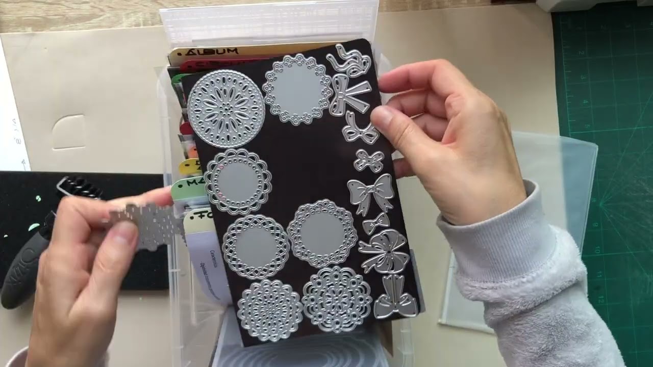 Tutorial organización troqueles y carpetas de embosing
