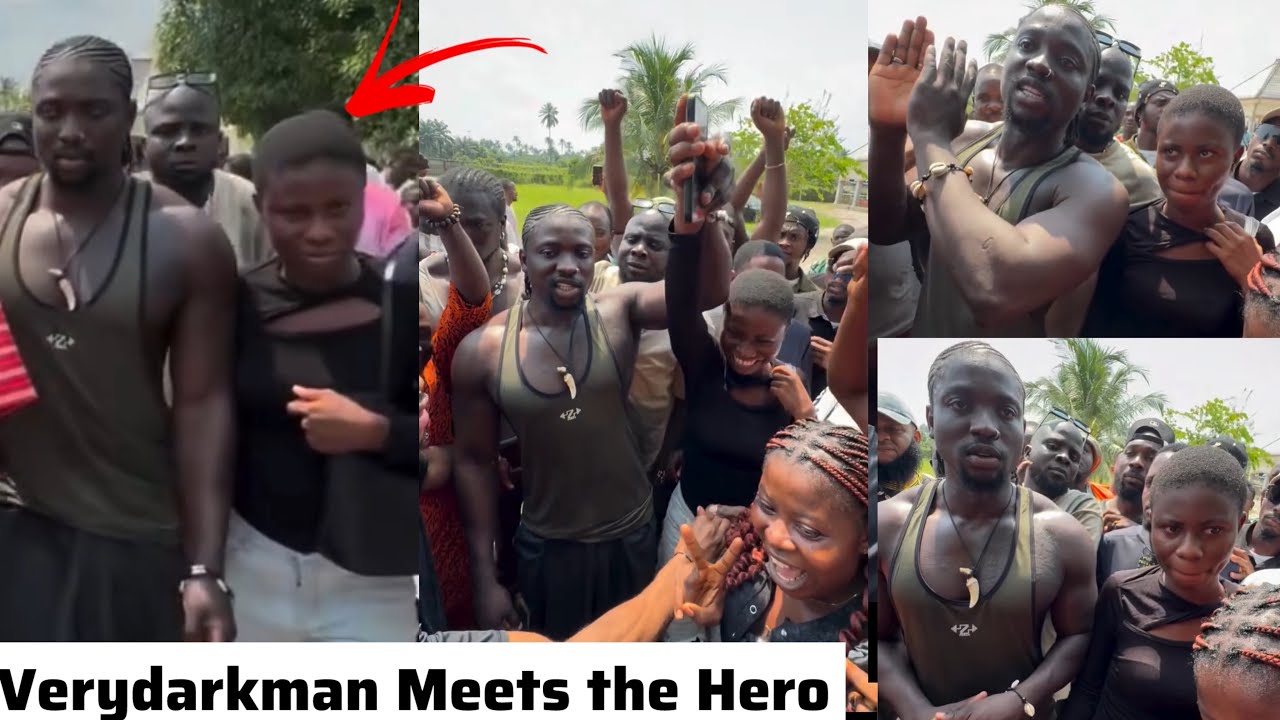 Verydarkman MET Ogadinma the Hero that Made Burna boy Donate $1,000.000 for School Renovation
