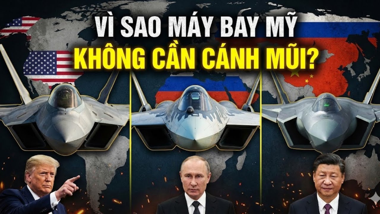 Vì Sao Chiến Đấu Cơ Của Mỹ Không Cần Cánh Mũi?