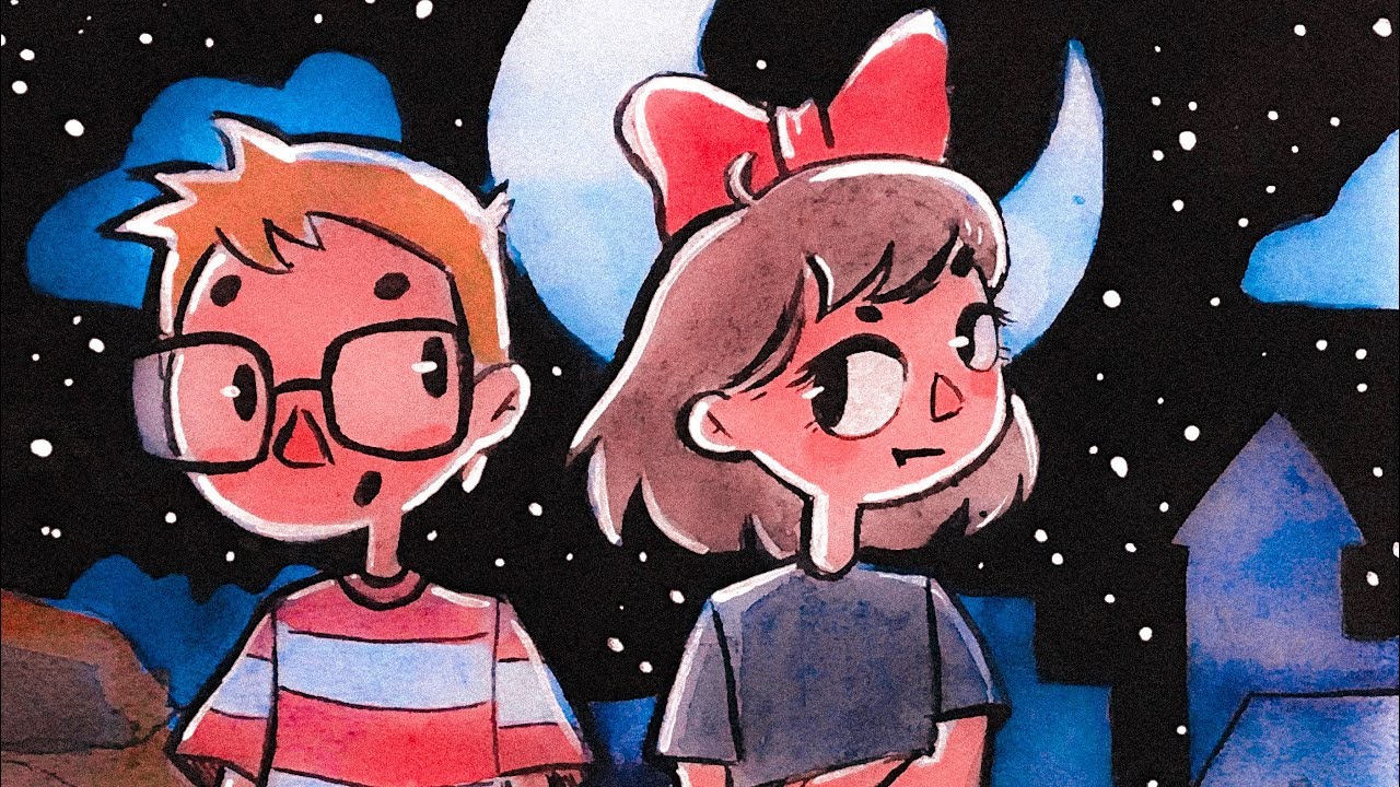 KIKI'S DELIVERY SERVICE 🌃 - watercolor painting!
