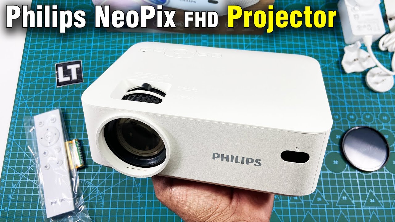 Philips NeoPix 100 Projector unboxing and test