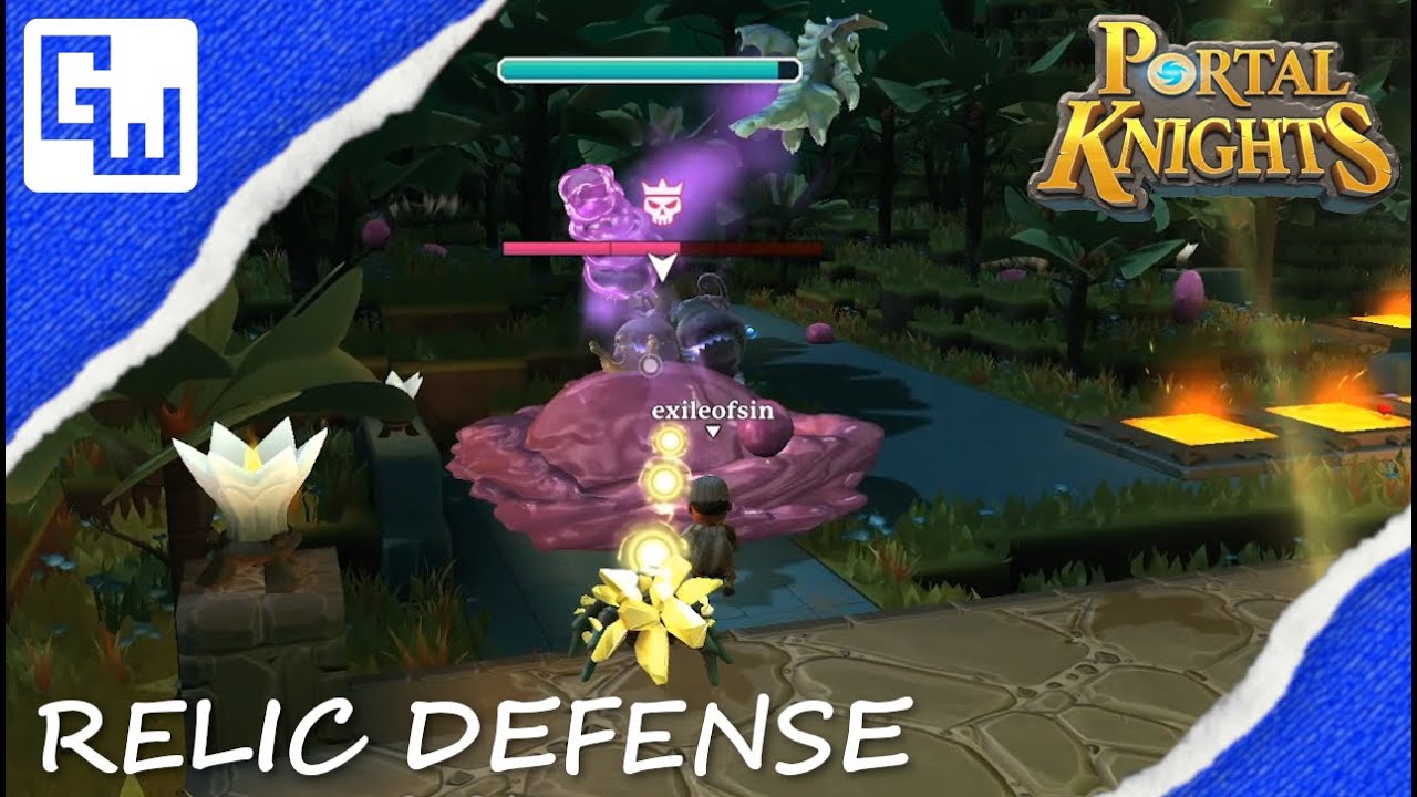 Relic Defense 1: HARD MODE! - E2 - DRUIDS, FURFOLK, RELIC DEFENSE! - Portal Knights 1.7.1