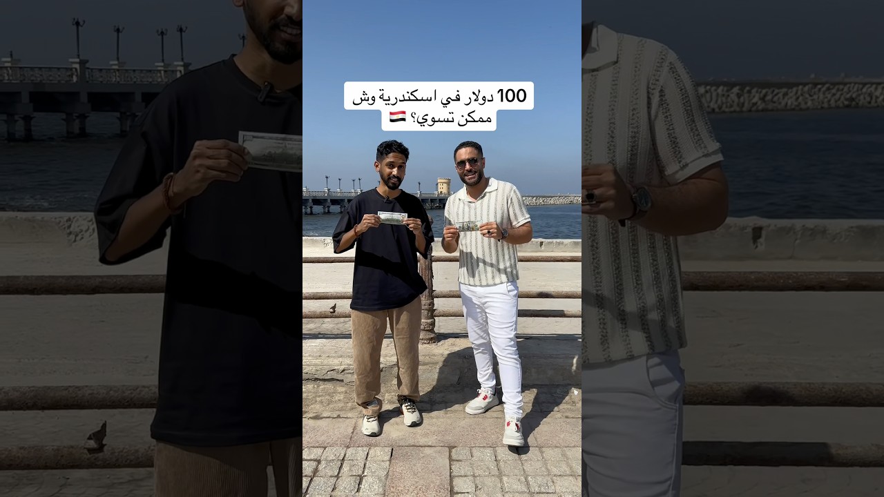 100 دولار في اسكندرية وش ممكن تسوي؟ 🇪🇬