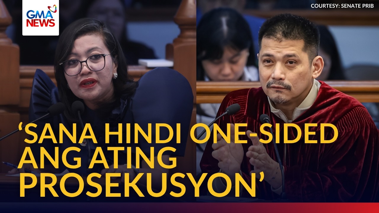 Robin Padilla, Gerville Luistro, nagsagutan sa impeachment trial | GMA News