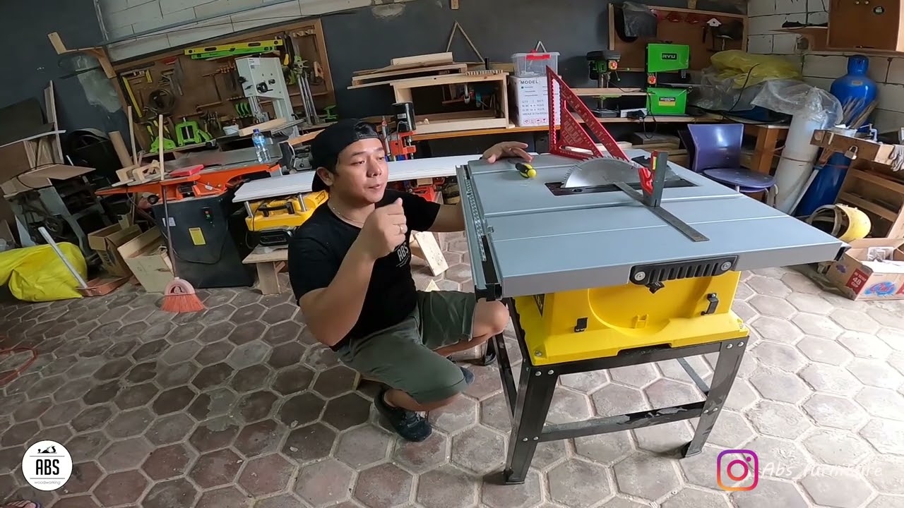 KALIBRASI TABLE SAW BARU STANLEY SST1801