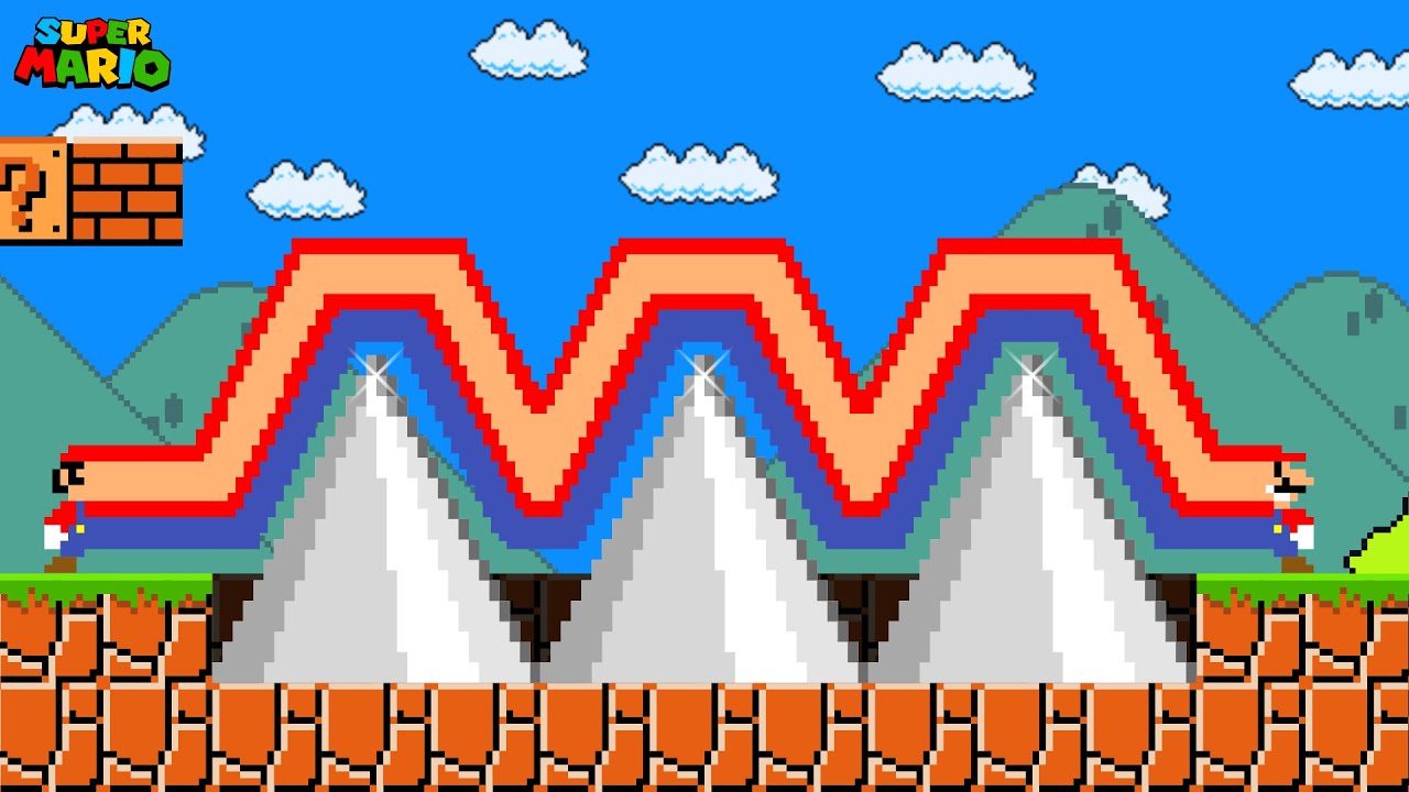 When Mario Can Stretch His Body Indefinitely...