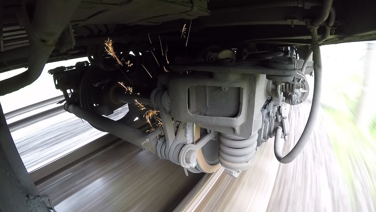 Gopro - Тележка электропоезда ЭР2 2 / ER2 EMU bogie 2