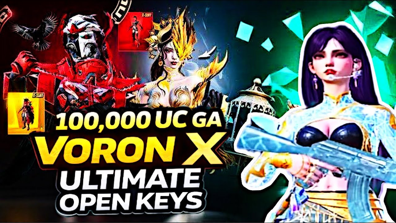 100.000 UC GA🥶 ULTIMATE VA VORON X KOSTYUMI OPEN KEYS 😍 