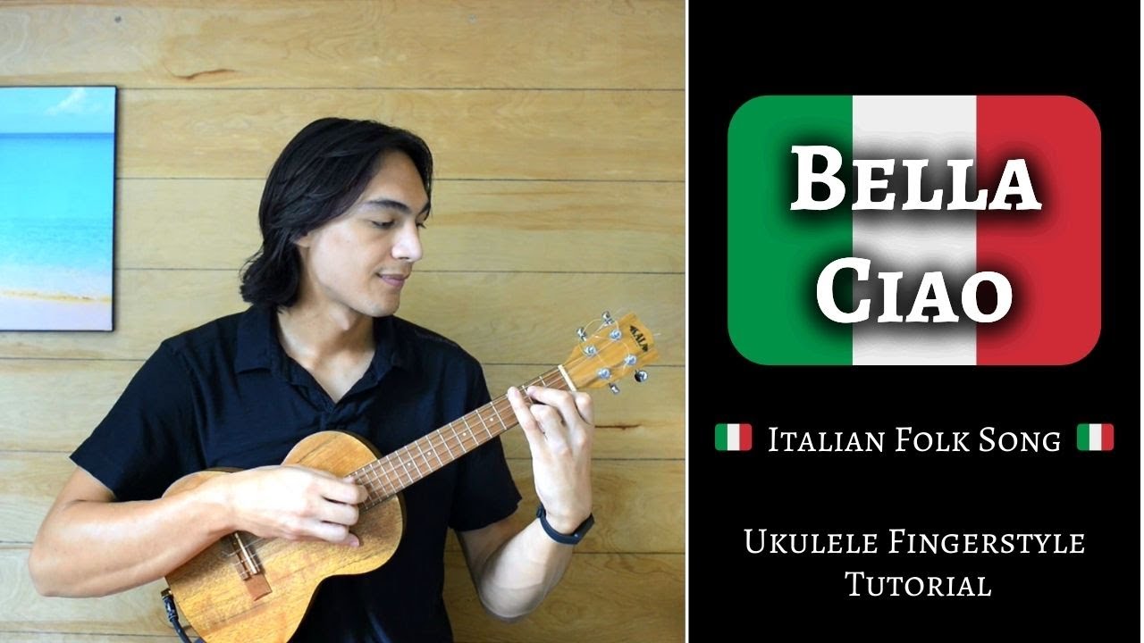 🇮🇹 Bella Ciao - Easy AND Intermediate Ukulele Fingerstyle Tutorials