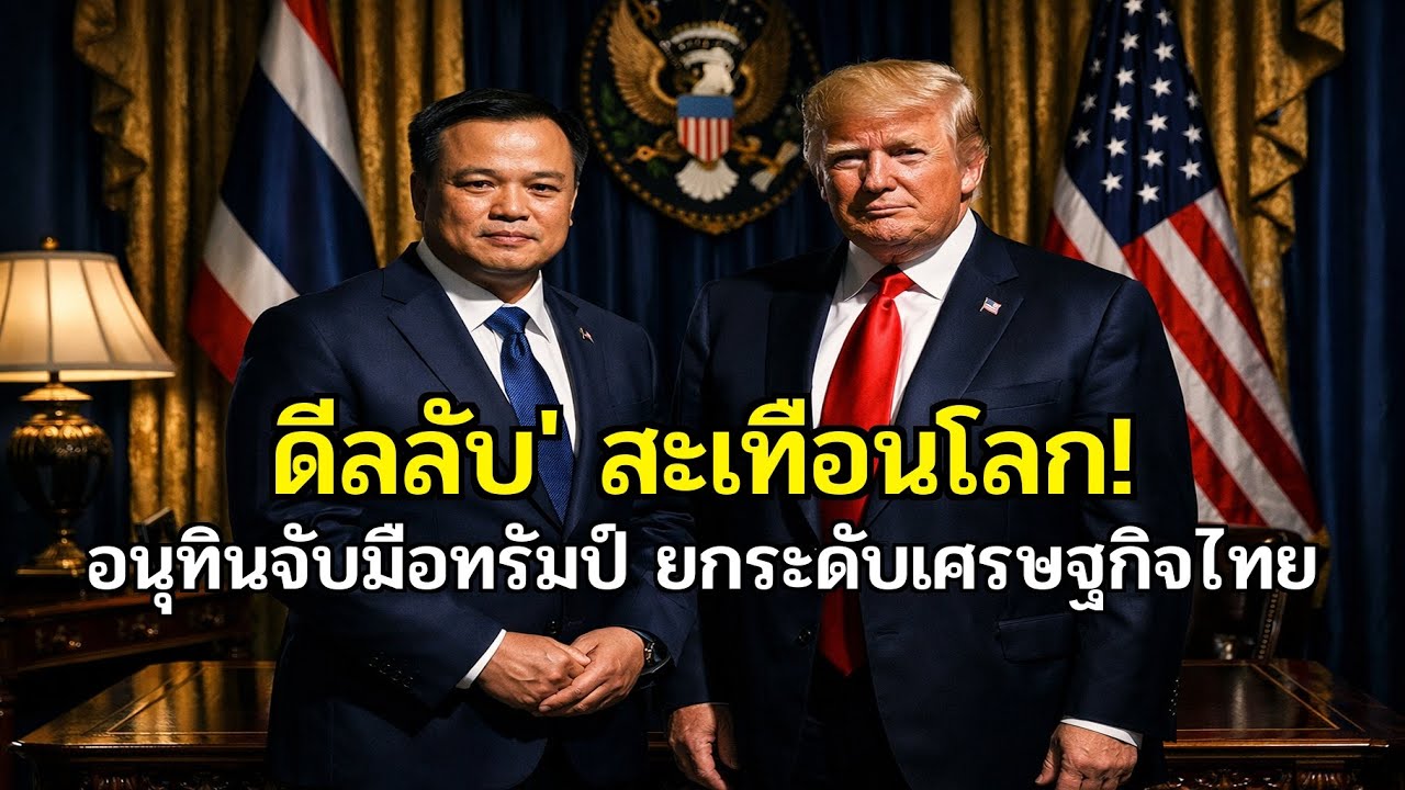 อนุทิน' ต่อสายตรง 'ทรัมป์' ดีลหยุดโลก! ไทย-สหรัฐฯ จับมือยึดสมรภูมิเศรษฐกิจอาเซียน