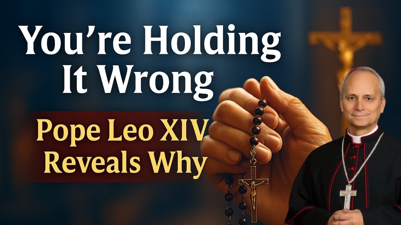 This Is the Right Way to Hold the Rosary—Pope Leo XIV Reveals What Most People Get Wrong!