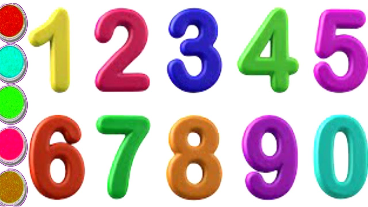 Учим считать от 1 до 3 | Песенка про числа для детей | Веселое обучающее видео от YAMEE COLOR для...