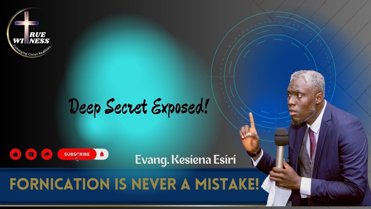 WHAT EVANG. KESIENA ESIRI SAID ABOUT FORNICATION AT THE WINLOS WILL SHOCK YOU