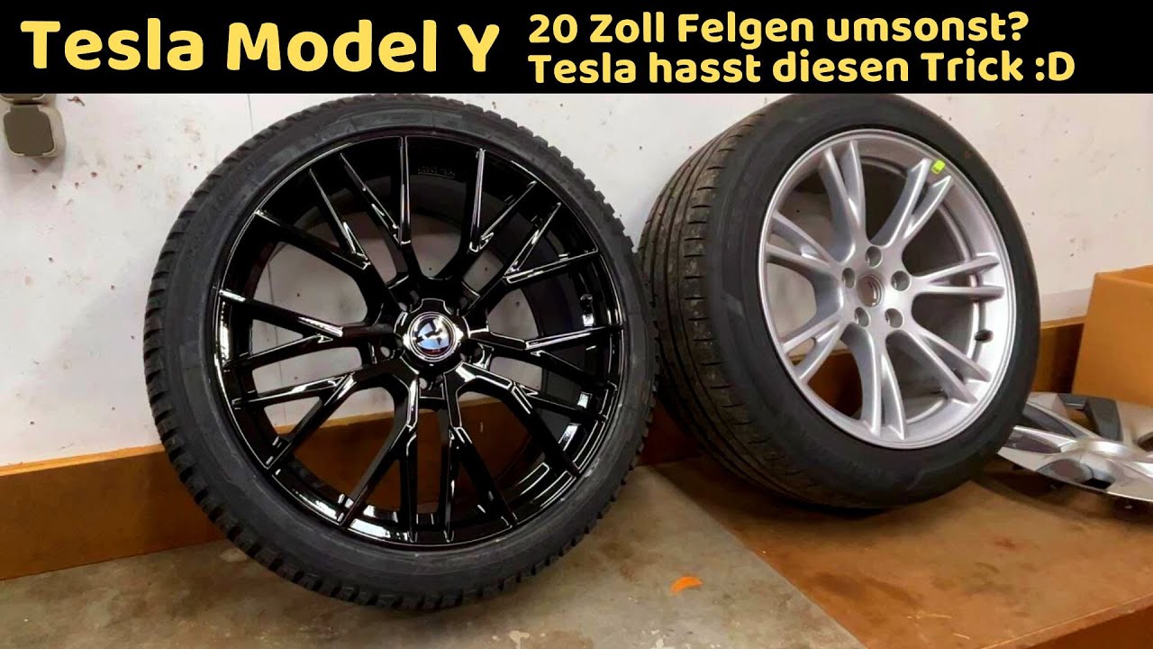 Tesla Model Y 20 Zoll kostenlos dazu ???